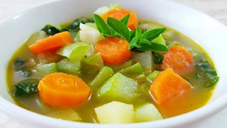 💛SOPA DE VERDURAS PARA LA DIETAMUY DELICIOSA 😙👍 [upl. by Lamond]