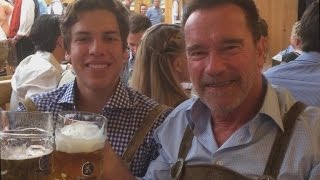 Arnold Schwarzenegger Declares His Love for Son Who He Had With Housekeeper [upl. by Nallac]