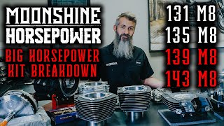 BIG HORSEPOWER Kit Breakdown by Moonshine Horsepower  131 135 139 amp 143 MONSTER Horsepower [upl. by Neeliak]