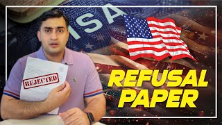 USA VISA REFUSED l USA VISA REJECTED l USA VISA DENIED l ASIF AYYAZ KHAN [upl. by Hakceber]