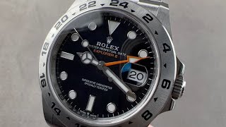 Rolex Explorer II Black Dial 226570 Rolex Watch Review [upl. by Francoise]