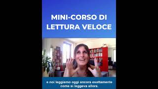 Mini Corso di Lettura Veloce  Scopri come leggere velocemente  Nicoletta Todesco [upl. by Naujuj]