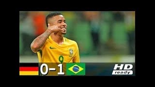 Brazil vs Germany 10  All Goals and Highlights 27032018  1080 HD  BRIGHT SPARKS FOOTBALL 365 [upl. by Ilrebma403]