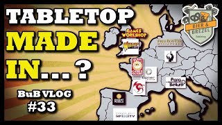 Tabletop made in   Merkt man Spielen ihre Herkunft an  BuB Vlog 32 [upl. by Orlena]