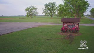 Drone13 checks out Yoders restaurant in Montezuma Georgia [upl. by Brianne]