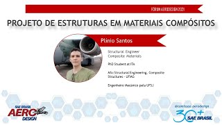 Projeto de Estruturas em Materiais Compósitos com Plinio Santos ITA [upl. by Emirac]