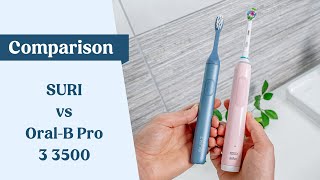 SURI vs OralB Pro 3 3500 [upl. by Allecnirp]