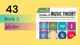 Alfreds essential music theory book 3  lesson 67 [upl. by Yreffeg307]