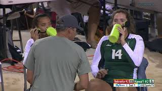 Nebraska at Hawaii  NCAA Womens Beach Volleyball March 21st 2017 [upl. by Kalikow637]