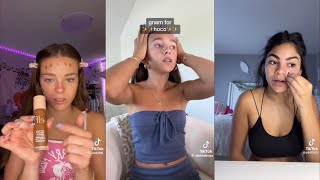 GRWM for hoco  TikTok compilation [upl. by Sherlock]