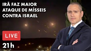 IRÃ REALIZA MAIOR ATAQUE CONTRA ISRAEL NA HISTÓRIA  PROFESSOR HOC AO VIVO [upl. by Cally]