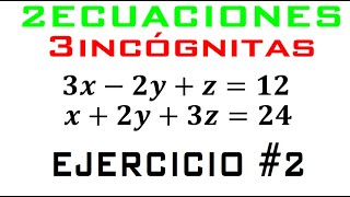 CÓMO RESOLVER UN SISTEMA DE ECUACIONES DE 2X3MÉTODO DE IGUALACIÓN [upl. by Oneal]