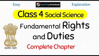 Class 4 Our Rights and Duties  Class 4 Fundamental Rights and Duties [upl. by Joses]