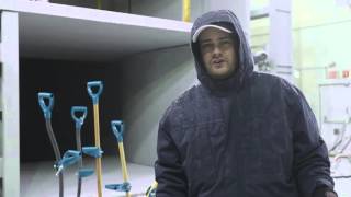 Yardworks Ergonomic Snow Shovel  Jays Testimonial [upl. by Airual42]