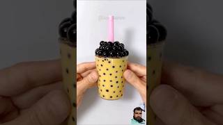 역재생 버블티 말랑이⏪⏪⏪Reverse Play🧋Boba Tea Squishy DIY with Nano Tape 실리콘테이프 shorts [upl. by Jet]