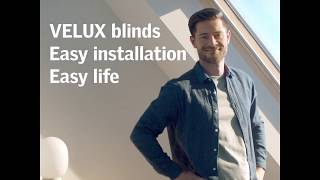 Easy installation with VELUX blinds [upl. by Raama]