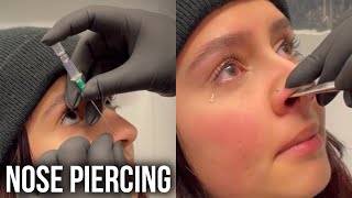 Must Watch Nose piercing [upl. by Ocer]