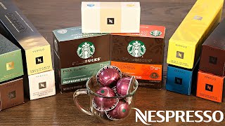 Nespresso Coffee Flavors You Should Try  My Favorite amp New Limited Edition Capsules  Best Pods [upl. by Samuella]