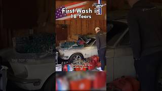 Abandoned Ford Mustang’s First Wash in 18 Years Will This Classic Run Again [upl. by Sire]