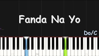 Ruth Misamu  Fanda Na Yo  EASY PIANO TUTORIAL BY Extreme Midi [upl. by Olga707]