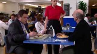 Larry David  Bald with Waitress [upl. by Kaitlin]