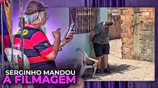 SERGINHO MANDOU A FILMAGEM ERRADA PRA SEU PAI LUIZ DO SOM  LUIZ DO SOM [upl. by Maxey]