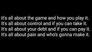 The Game  Motörhead  Official Lyrics WWE Triple H Theme Song [upl. by Woods]