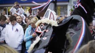 Padstow May Day 2017 the Obby Oss tradition [upl. by Arihsa304]