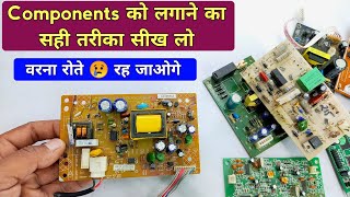 Components को कैसे लगाना चाहिए आज सीख लो  Basic electronic knowledge  how to identify components [upl. by Kirkpatrick]