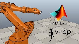 vrep CoppeliaSim matlab client  and animation of robot joints  legacyRemoteApi [upl. by Yrnehnhoj]