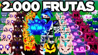 GIREI 2000 FRUTAS ATÉ PEGAR TODAS AS MÍTICAS NO BLOX FRUITS [upl. by Meng556]