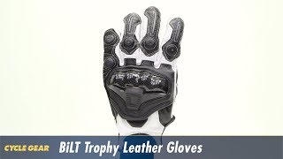 BiLT Trophy Leather Gloves at CycleGearcom [upl. by Barnes]