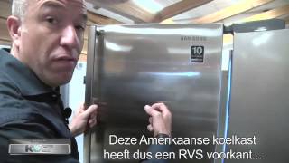 Samsung RS61681GDSR review en unboxing Amerikaanse koelkast [upl. by Idner]