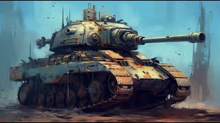 Chieftain Mk6 l 7200 damage in WoT Blitz l Vintagedecandence [upl. by Atiniv]