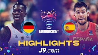 Germany 🇩🇪  Spain 🇪🇸  SemiFinal  Game Highlights  FIBA EuroBasket 2022 [upl. by Aieka829]