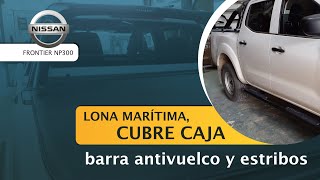 Lona marítima cubre caja barra antivuelco y estribos para NISSAN FRONTIER NP300 [upl. by Mharba]