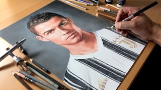 Drawing Cristiano Ronaldo  Timelapse  Artology [upl. by Julianne]