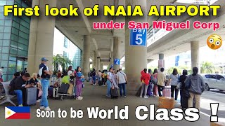 First Look of NAIA Terminal 3 under San Miguel  Soon to be World Class Airport  Sept 17  2024 [upl. by Natrav]