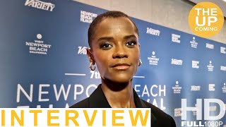 Letitia Wright interview on Bridgerton at Newport Beach Film Festival UK Honours [upl. by Olimreh]