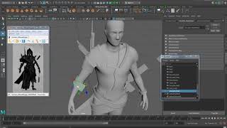 Zbrush character digital sculpt  06  Basic shapes in maya GoZ to Zbrush [upl. by Anselma]