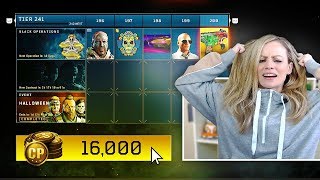 I spent 16000 COD points unlocking 200 TIERS [upl. by Allerim]