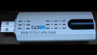 Test Astrometa USB Dongle DVBT2 HDTV Stick Tuner Receiver with DVBT2 signal [upl. by Lienet214]