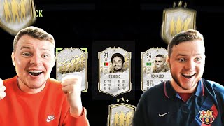 JUSTE INCROYABLE 😍 ON OUVRE NOS PACKS CHOIX ICONES MOYENNES PACK Opening FIFA 22 avec 0€ 98 [upl. by Aizti]