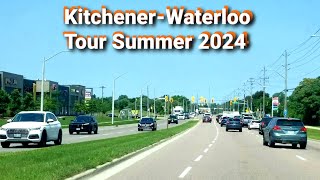 KitchenerWaterloo Tour Summer 2024 invite all audience to view beautiful city of Kitchener Waterloo [upl. by Ayat853]