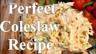 How To Make Perfect Coleslaw Recipe Crunchy Coleslaw  Chef Ricardo Cooking [upl. by Einneb]