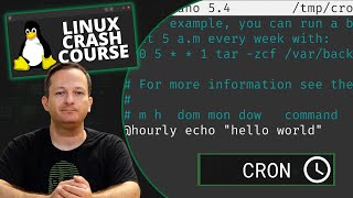 Linux Crash Course  Scheduling Tasks with Cron [upl. by Htidirrem]