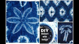 DIY Shibori with Indigo Dye [upl. by Yhtnomit]