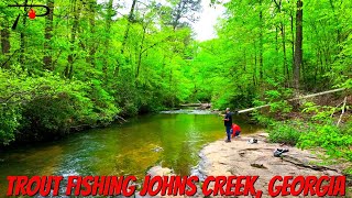 Trout Fishing Georgias Johns Creek [upl. by Jilly865]