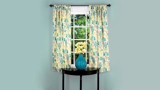 Learn to Sew Simple Curtain Panel [upl. by Latterll]