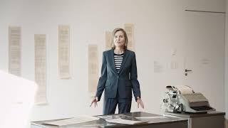 Exhibition Insight with Sabine Breitwieser about the artwork Office of Information [upl. by Dibb]